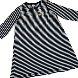 Joules Dress US16 UK 20 Shirt Cotton Bumble Bee Dragonfly Nature Minimalist Stri